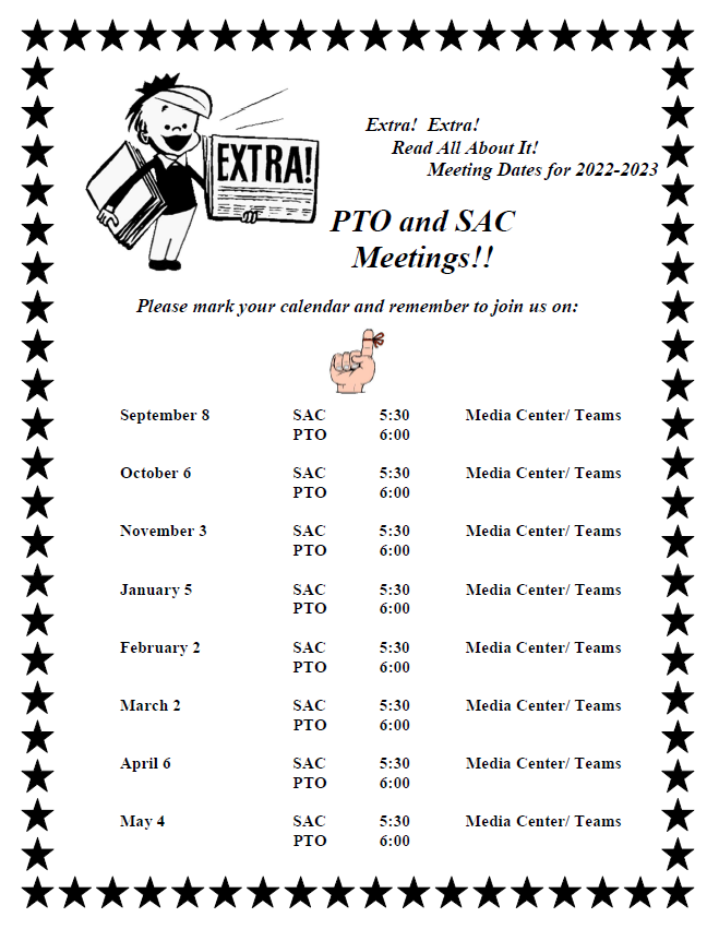 PTO Meeting Dates